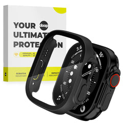 360° ZAŠČITNA OVITKA ZA APPLE WATCH ULTRA 1 / 2 49 MM DOOP DEFENSE 360GUARD ČRNA