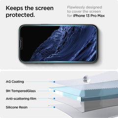 KREPEN STEKLO SPIGEN GLAS.TR "EZ FIT" IPHONE 13 / 13 PRO / 14 / 16E