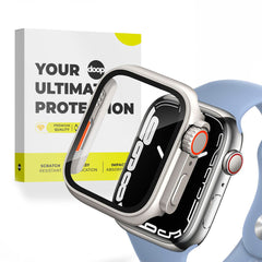 360° ZAŠČITNA OVITKA ZA APPLE WATCH 44 MM DOOP DEFENSE 360GUARD TITAN/ORANŽNA