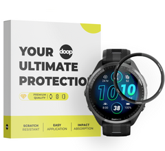 TRDNO STEKLO ZA GARMIN FORERUNNER 965 DOOP HYBRID GLASS BLACK