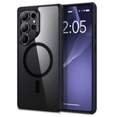 OVITEK ESR CLASSIC HYBRID HALOLOCK MAGSAFE GALAXY S25 ULTRA JASNO/ČRN.