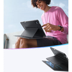 OVITEK ESR FLIP HYBRID IPAD AIR 10.9” 4 / 5 / 2020-2022 / 11” 6 / 7 / 2024-2025 ČRNA