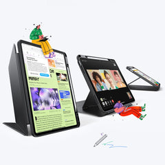 OVITEK ESR FLIP HYBRID IPAD AIR 13” 1 / 2 / 2024-2025 ČRNA