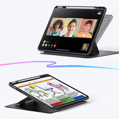 OVITEK ESR FLIP HYBRID IPAD AIR 13” 1 / 2 / 2024-2025 ČRNA