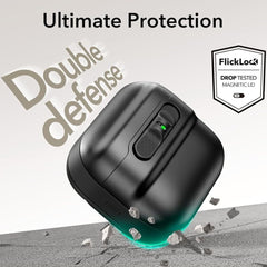 OVITEK ESR PULSE HALOLOCK MAGSAFE APPLE AIRPODS 4 ČRN.