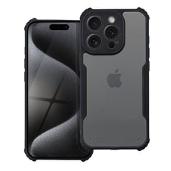 OVITEK ZA IPHONE 15 PRO MAX HEYCASE ANTI-DROP ČRN KRYT