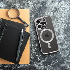 OVITEK ZA IPHONE 15 PRO MAX HEYCASE MAGSAFE MAG SHINE TITANIUM