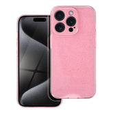 OVITEK ZA IPHONE 15 PRO HEYCASE GLITTER ROZA