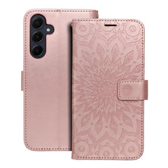 OVITEK ZA SAMSUNG GALAXY A55 5G HEYCASE MAGNET WALLET MANDALA ROSE GOLD