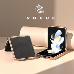 OVITEK ZA SAMSUNG GALAXY Z FLIP 5 5G HEYCASE VOUGE ČRNA