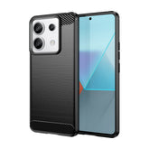 OVITEK ZA XIAOMI REDMI NOTE 13 PRO 5G HEYCASE KARBON ČRN.