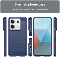 OVITEK ZA XIAOMI REDMI NOTE 13 PRO PLUS HEYCASE KARBON MODRA