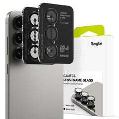ZAŠČITNO TRDO STEKLO ZA OBJEVNIK FOTOAPARATA RINGKE CAMERA FRAME PROTECTOR 2-PACK GALAXY S25+ PLUS ČRNA