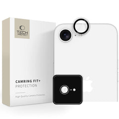 ZAŠČITNO TRDO STEKLO ZA OBJEVNIK FOTOAPARATA TECH-PROTECT CAMRING FIT+ IPHONE 16E CLEAR