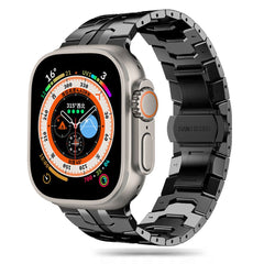 REMENIČEK DOOP STAINLESS LINE APPLE WATCH 6 / 7 / 8 / 9 / 10 / SE / ULTRA 1 / 2 (44 / 45 / 46 / 49 MM) ČRNA