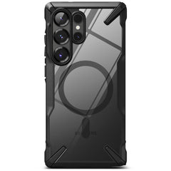 OVITEK RINGKE FUSION X MAGNETIC MAGSAFE GALAXY S25 ULTRA ČRN ČRNO