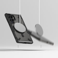 OVITEK RINGKE FUSION X MAGNETIC MAGSAFE GALAXY S25 ULTRA ČRN ČRNO