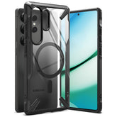 OVITEK RINGKE FUSION X MAGNETIC MAGSAFE GALAXY S25 ULTRA ČRN ČRNO