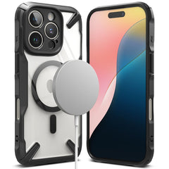 OVITEK RINGKE FUSION X MAGNETIC MAGSAFE IPHONE 16 PRO ČRN ČRNI