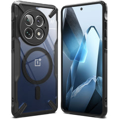 OVITEK RINGKE FUSION X MAGNETIC MAGSAFE ONEPLUS 13 ČRNA
