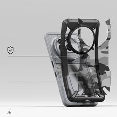 OVITEK RINGKE FUSION X NOTHING PHONE 3A PRO CAMO ČRNA