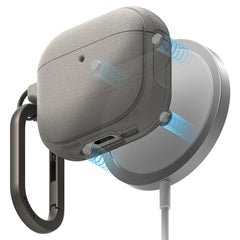 OVITEK RINGKE ONYX MAGNETIC MAGSAFE APPLE AIRPODS 4 TOPLA SIVA