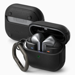 OVITEK ZA SAMSUNG GALAXY BUDS 3 / 3 PRO RINGKE ONYX MAGNETIC MAGSAFE ČRN.