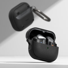 OVITEK ZA SAMSUNG GALAXY BUDS 3 / 3 PRO RINGKE ONYX MAGNETIC MAGSAFE ČRN.