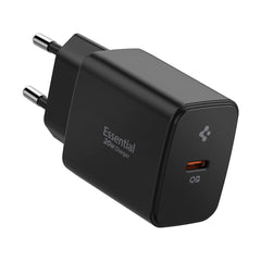 SPIGEN ESSENTIAL EE201EU 1-PORT NETWORK CHARGER 20W ČRNA