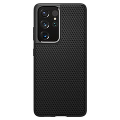OVITEK SPIGEN LIQUID AIR GALAXY S21 ULTRA MAT ČRNA