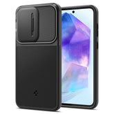 OVITEK SPIGEN OPTIK ARMOR GALAXY A55 5G ČRN ČRNI