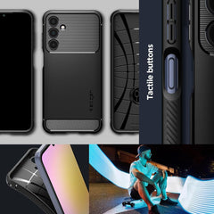 OVITEK SPIGEN RUGGED ARMOR GALAXY A25 5G MATTE BLACK