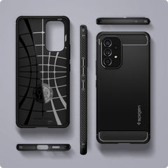 OVITEK SPIGEN RUGGED ARMOR GALAXY A53 5G MATTE BLACK