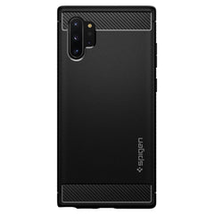 OVITEK SPIGEN RUGGED ARMOR GALAXY NOTE 10+ PLUS MAT MAT ČRNA