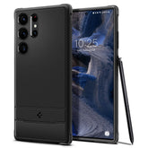 OVITEK SPIGEN RUGGED ARMOR GALAXY S23 ULTRA MAT ČRNA