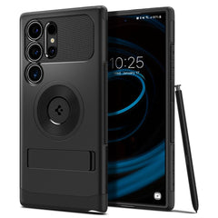 OVITEK SPIGEN SLIM ARMOR MAGSAFE GALAXY S24 ULTRA ČRN ČRNI