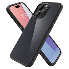 OVITEK SPIGEN ULTRA HYBRID IPHONE 15 PRO FROST BLACK