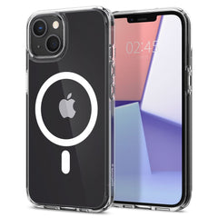 OVITEK SPIGEN ULTRA HYBRID MAG MAGSAFE IPHONE 13 BELO