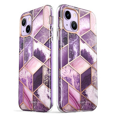 OVITEK SUPCASE COSMO IPHONE 14 PLUS MARMOR PURPURNI