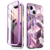 OVITEK SUPCASE COSMO IPHONE 14 PLUS MARMOR PURPURNI