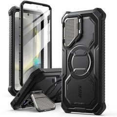 OVITEK SUPCASE IBLSN ARMORBOX MAG MAGSAFE GALAXY S25+ PLUS ČRN.