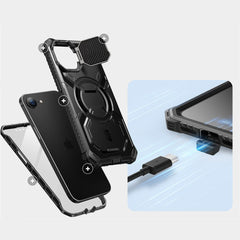 OVITEK SUPCASE IBLSN ARMORBOX MAG MAGSAFE IPHONE 16E ČRN.