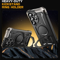 OVITEK SUPCASE UB GRIP MAG MAGSAFE GALAXY S25 ULTRA ČRN.