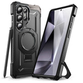 OVITEK SUPCASE UB GRIP MAG MAGSAFE GALAXY S25 ULTRA ČRN.