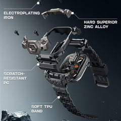 OVITEK SUPCASE UB ORE APPLE WATCH 10 (46 MM) ČRNA