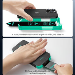 TRDNO STEKLO ESR ARMORITE IPHONE 16 PRO MAX ČRNA