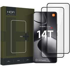 TVRDO STEKLO HOFI GLASS PRO+ 2-PACK XIAOMI 14T / 14T PRO ČRNA