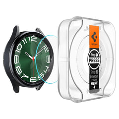 KALJENO STEKLO SPIGEN GLAS.TR "EZ-FIT" 2-PACK GALAXY WATCH 6 CLASSIC (47 MM) PROZORNO