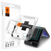 2X UTRJENO STEKLO ZA SAMSUNG GALAXY Z FLIP 6 SPIGEN GLAS.TR "EZ FIT" 2-PACK PROZORNO