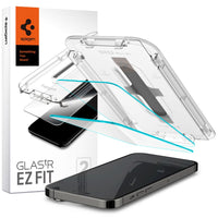 KALJENO STEKLO SPIGEN GLAS.TR "EZ FIT" 2-PACK IPHONE 14 PRO PROZORNO